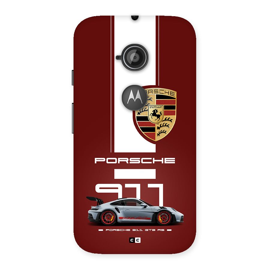 Luxe Supercar Back Case for Moto E 2nd Gen