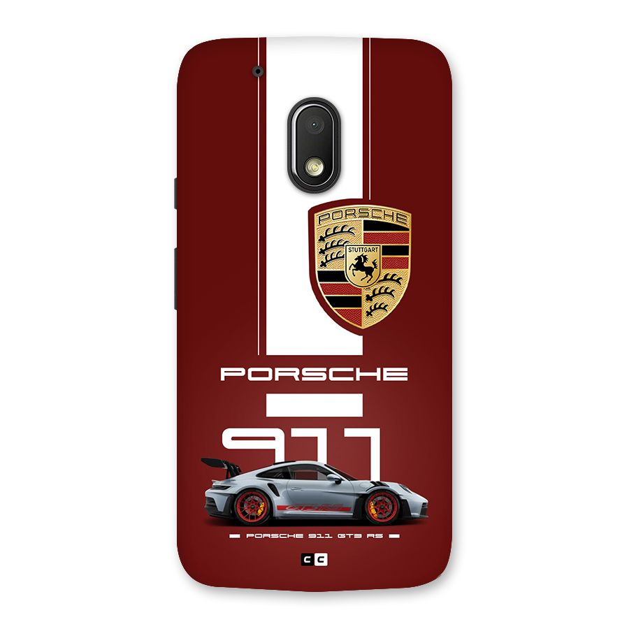 Luxe Supercar Back Case for Moto G4 Play
