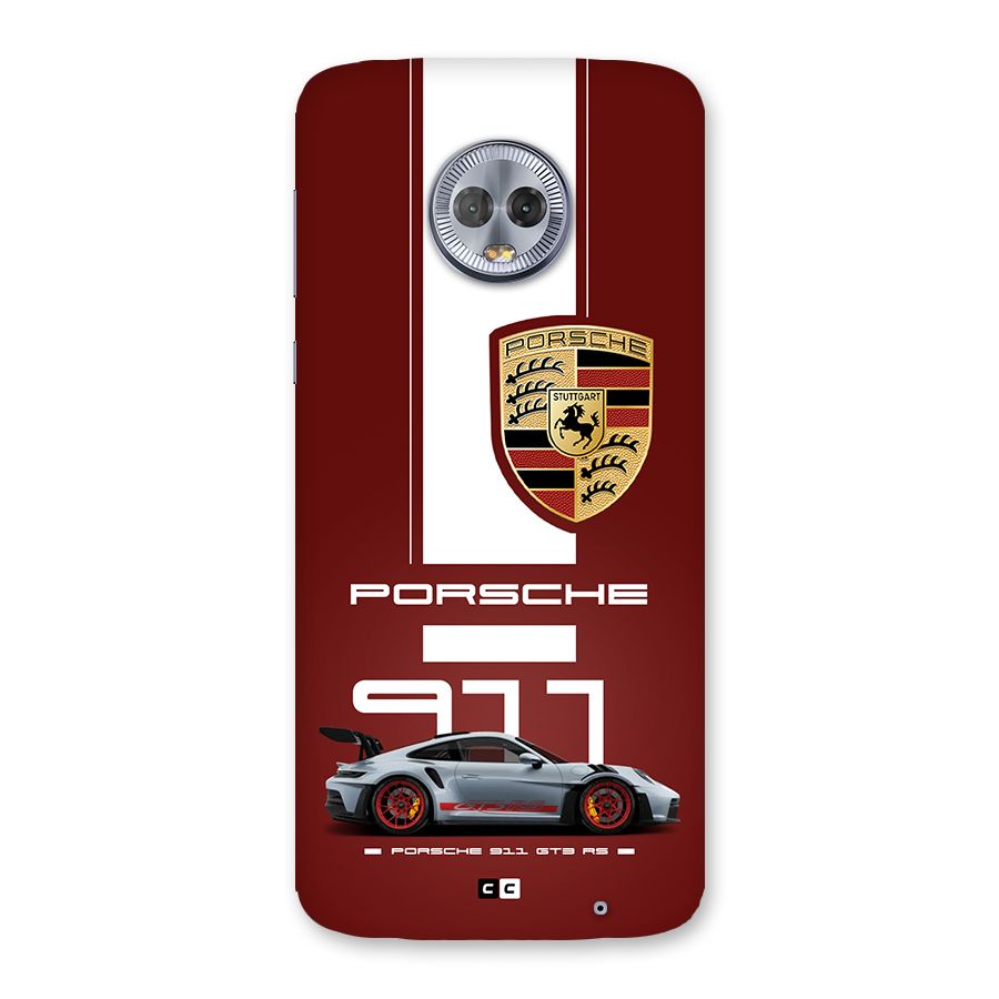Luxe Supercar Back Case for Moto G6 Plus