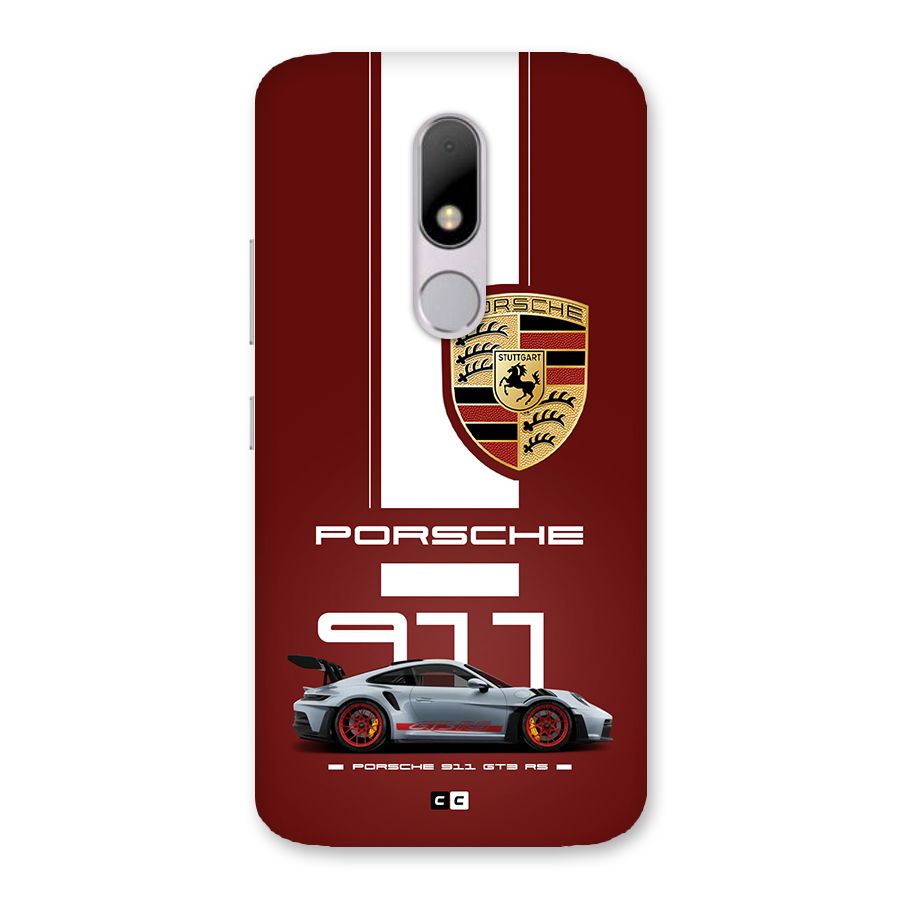 Luxe Supercar Back Case for Moto M