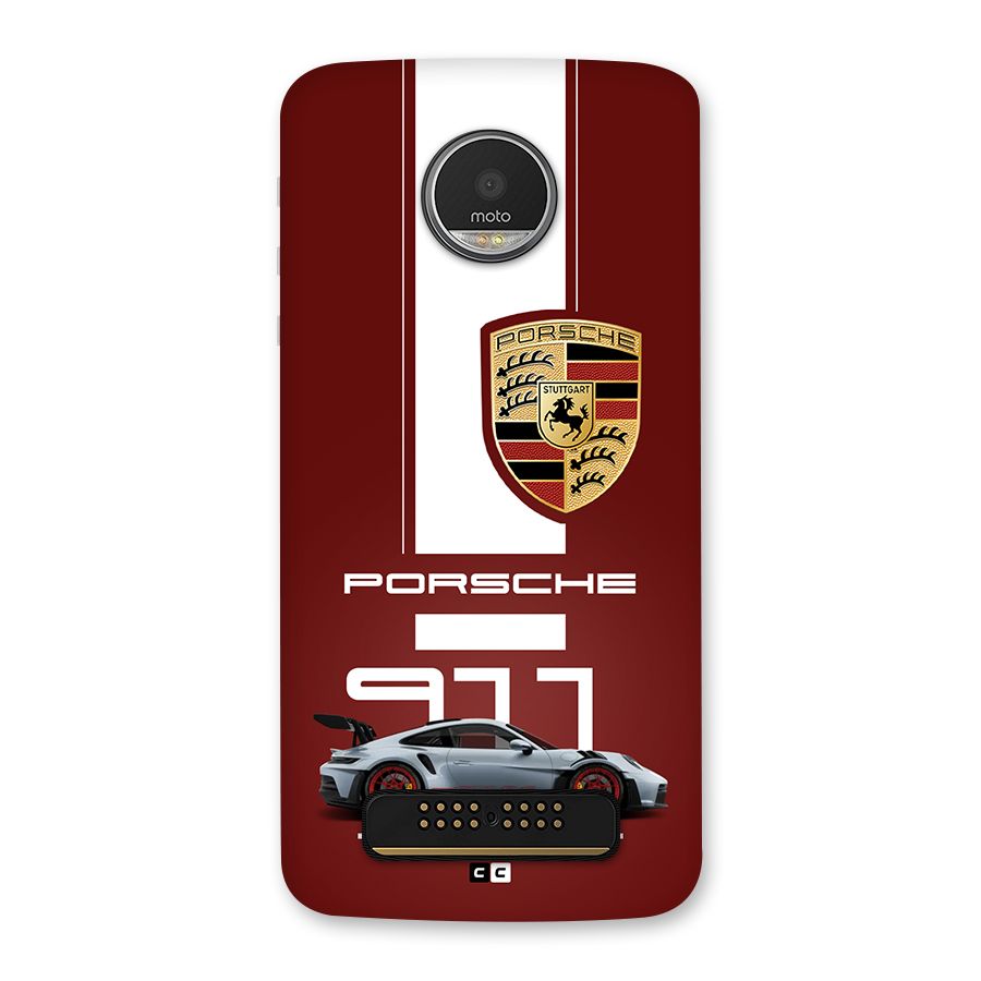 Luxe Supercar Back Case for Moto Z Play