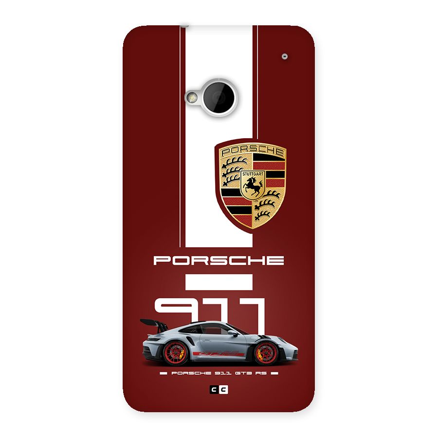 Luxe Supercar Back Case for One M7 (Single Sim)