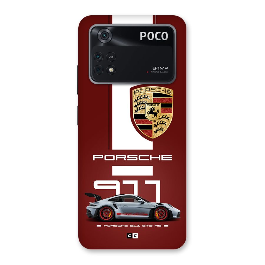 Luxe Supercar Back Case for Poco M4 Pro 4G