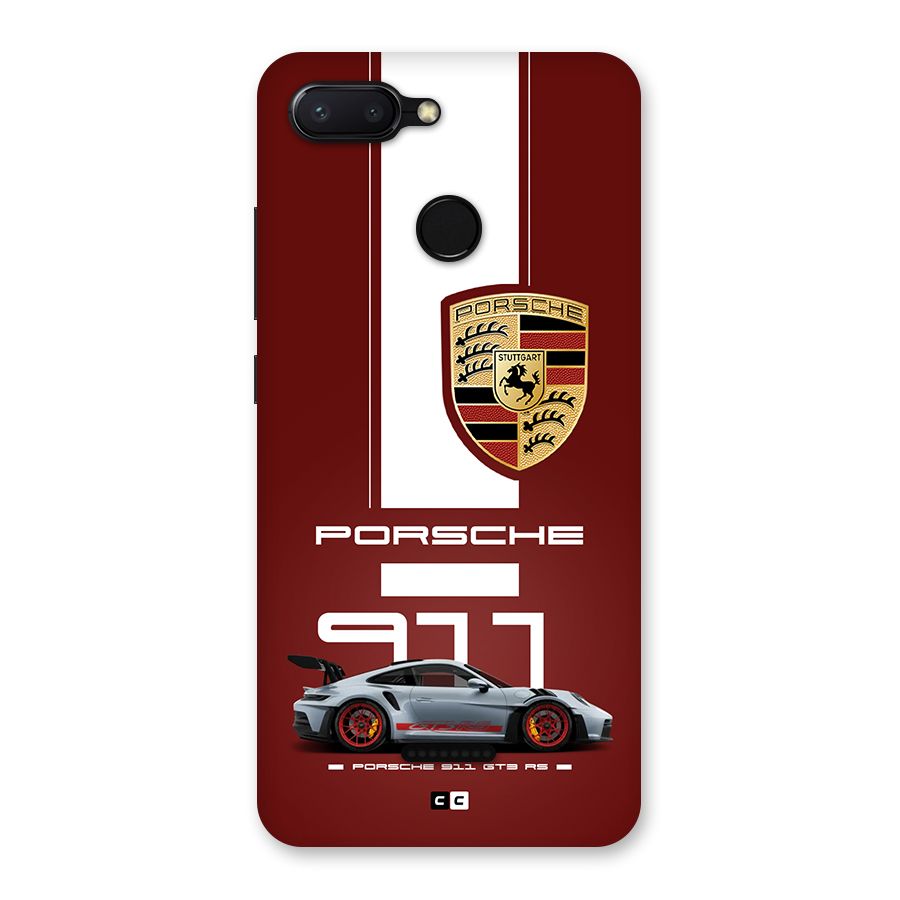 Luxe Supercar Back Case for Redmi 6