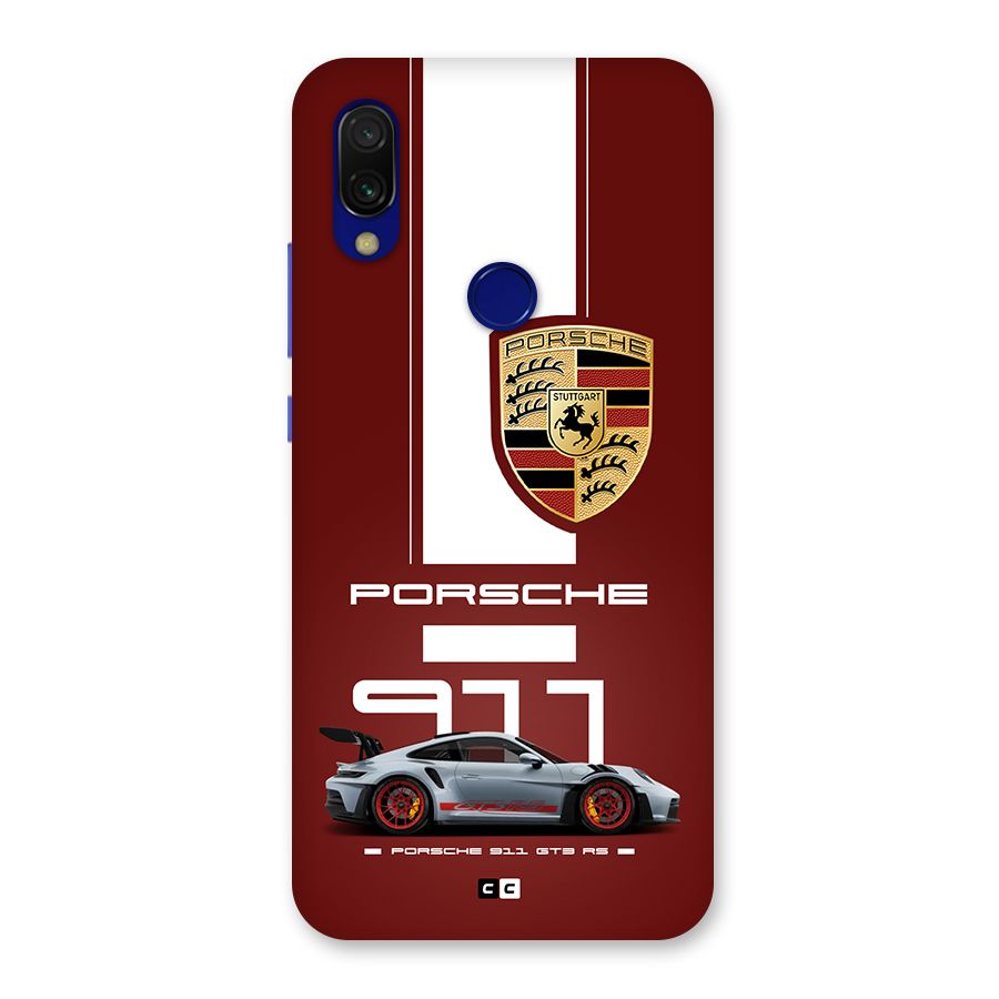 Luxe Supercar Back Case for Redmi Y3