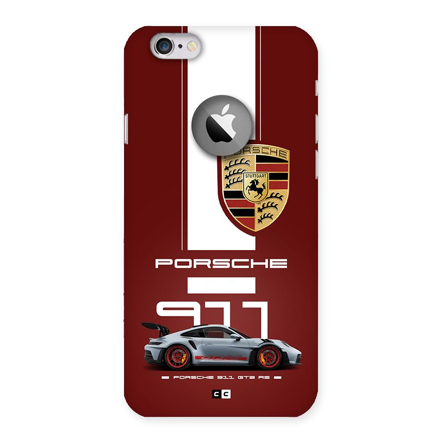 Luxe Supercar Back Case for iPhone 6 Logo Cut