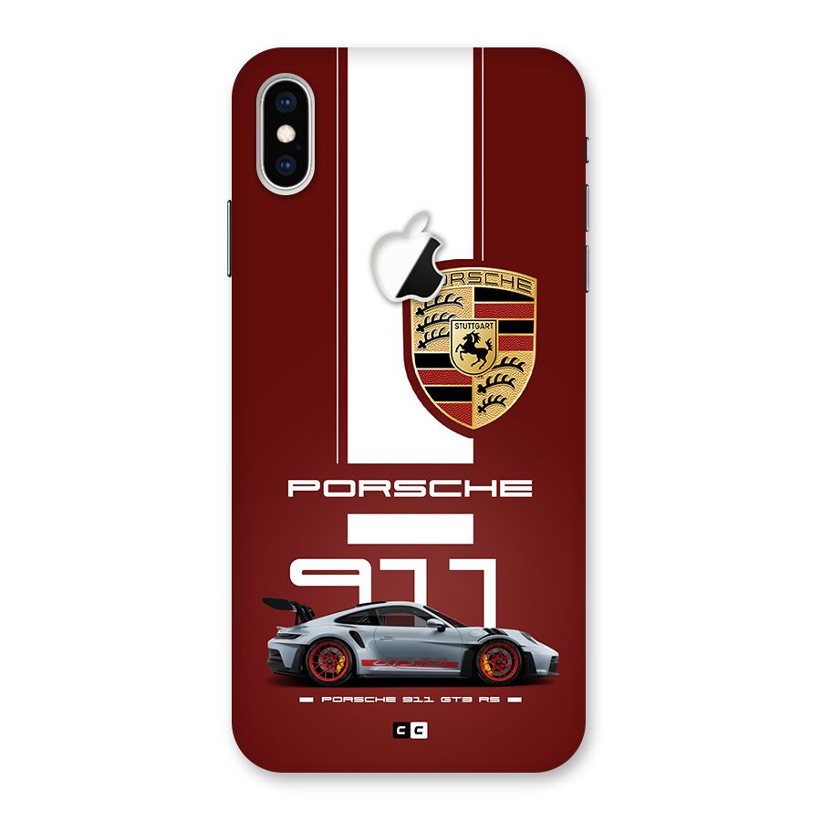 Luxe Supercar Back Case for iPhone XS Max Apple Cut