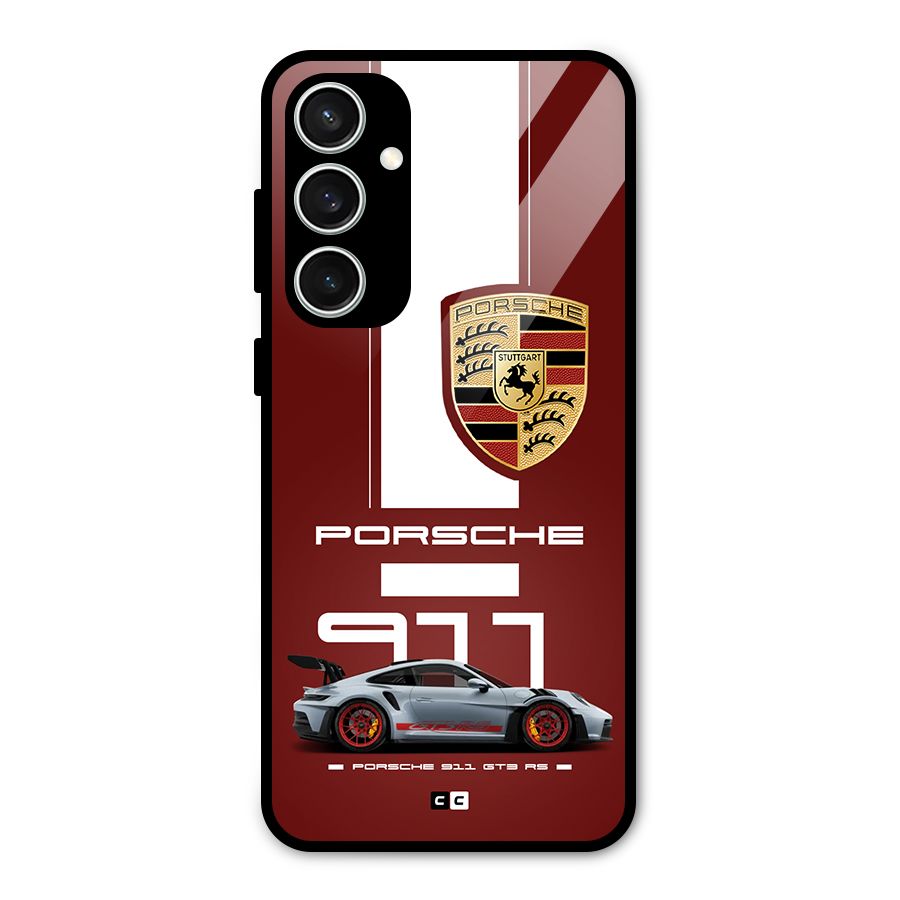 Luxe Supercar Glass Back Case for Galaxy S23 FE