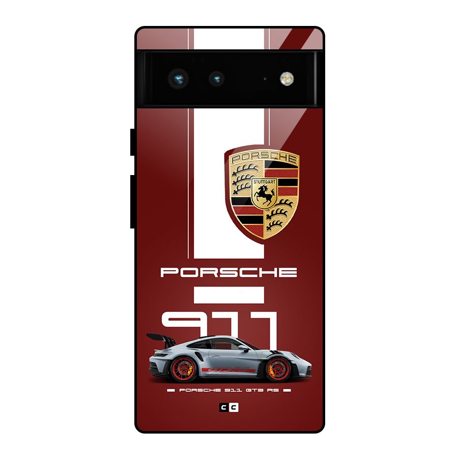 Luxe Supercar Glass Back Case for Google Pixel 6