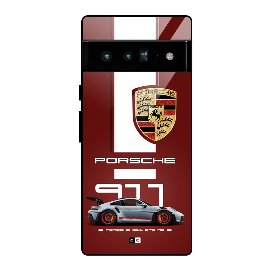 Luxe Supercar Glass Back Case for Google Pixel 6 Pro