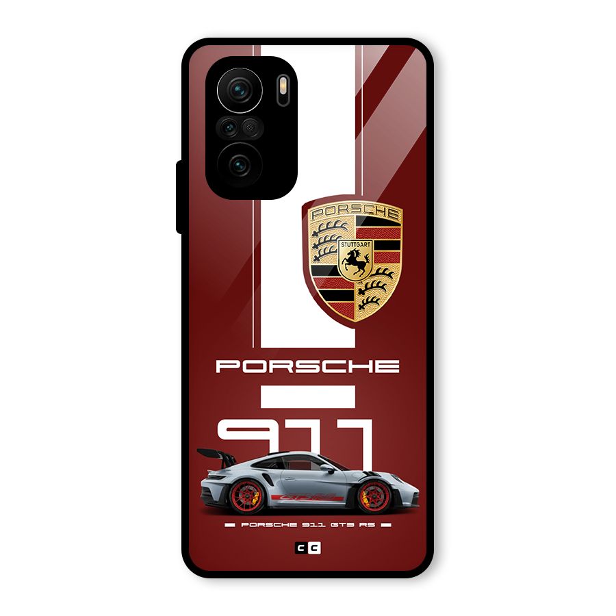 Luxe Supercar Glass Back Case for Mi 11X Pro