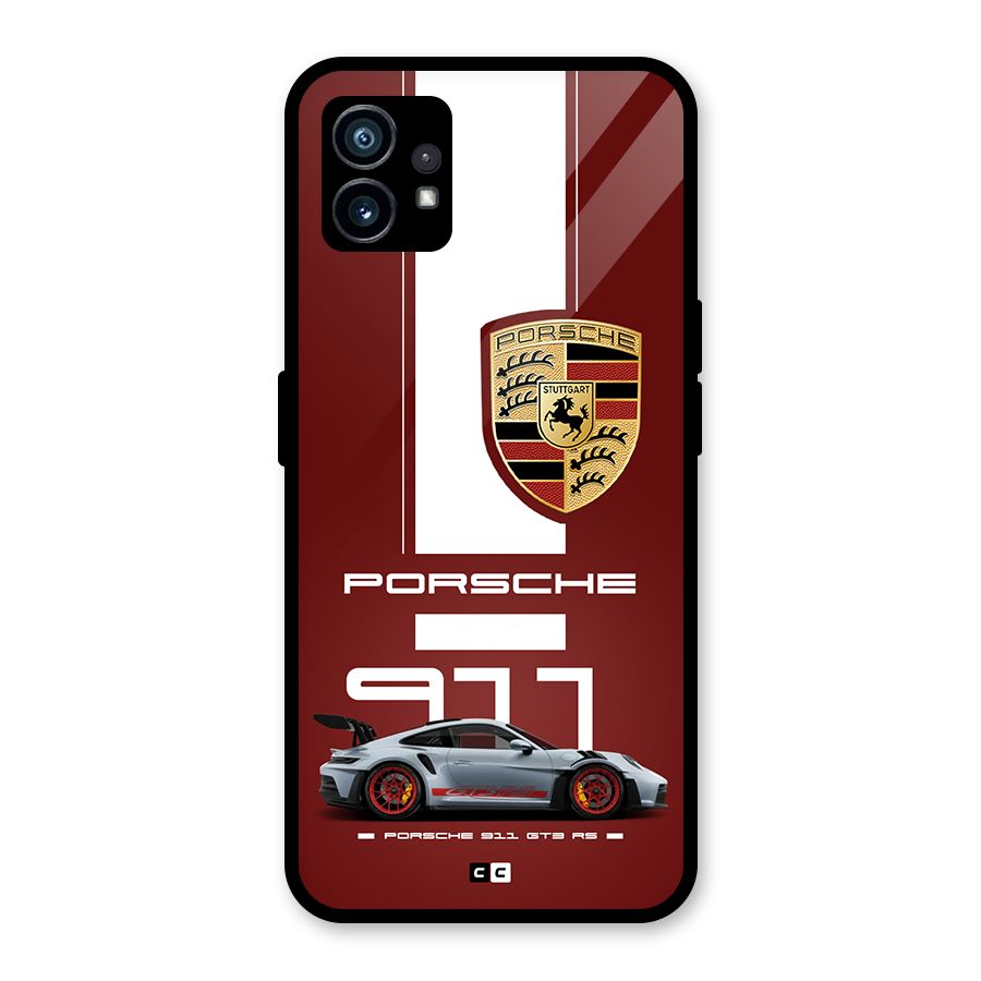 Luxe Supercar Glass Back Case for Nothing Phone 1
