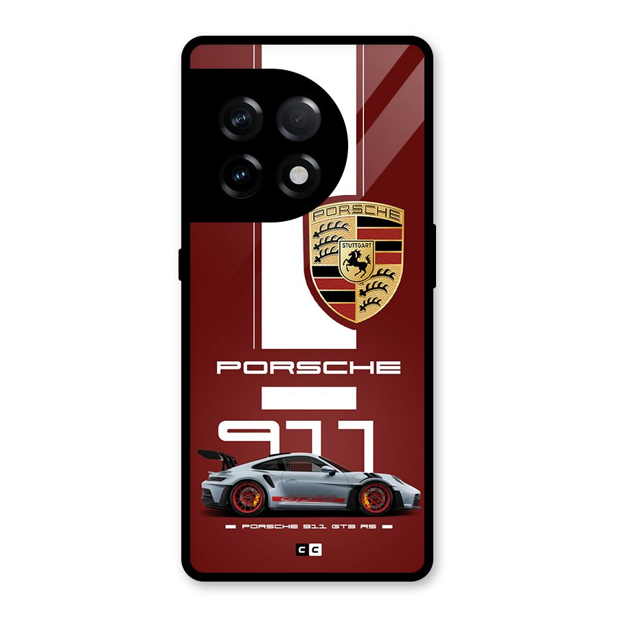 Luxe Supercar Glass Back Case for OnePlus 11R