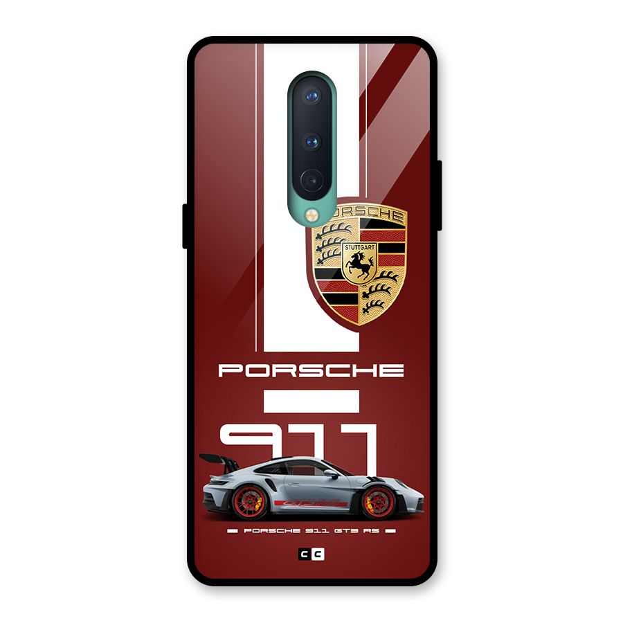 Luxe Supercar Glass Back Case for OnePlus 8