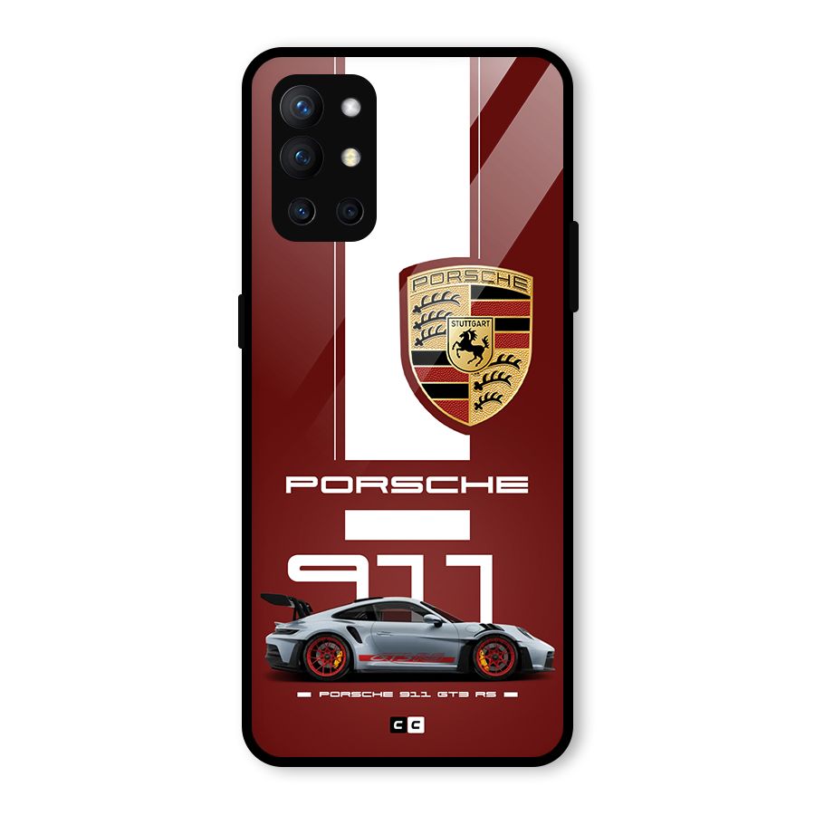 Luxe Supercar Glass Back Case for OnePlus 9R