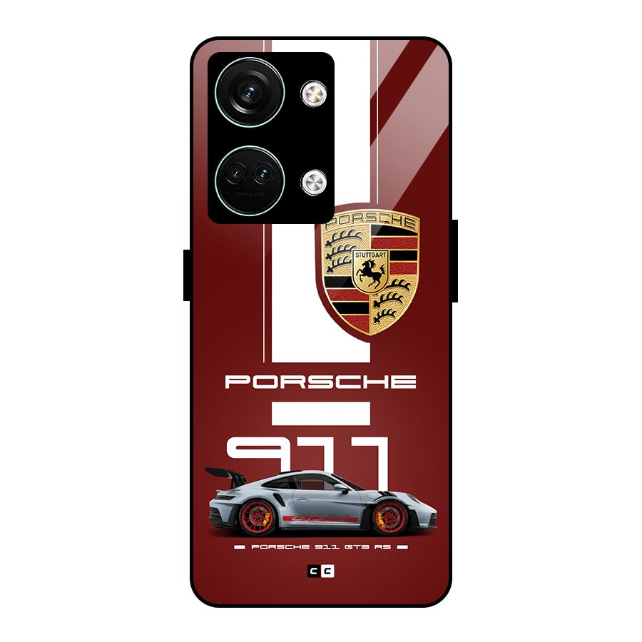 Luxe Supercar Glass Back Case for Oneplus Nord 3