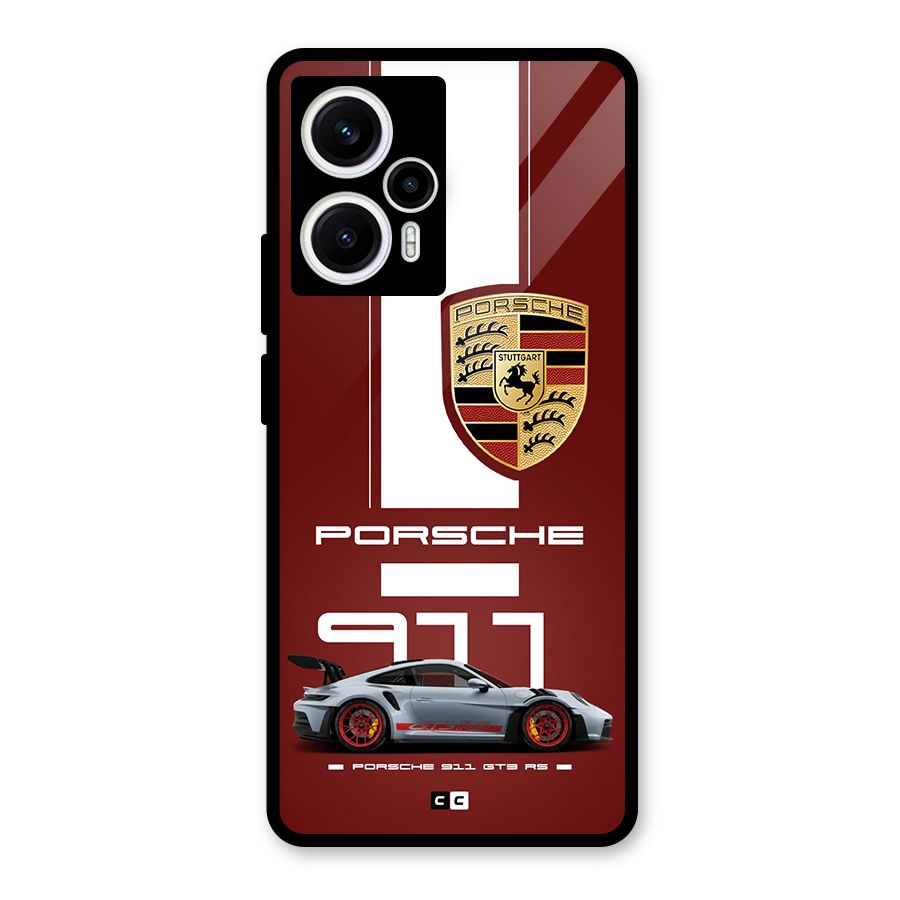 Luxe Supercar Glass Back Case for Poco F5