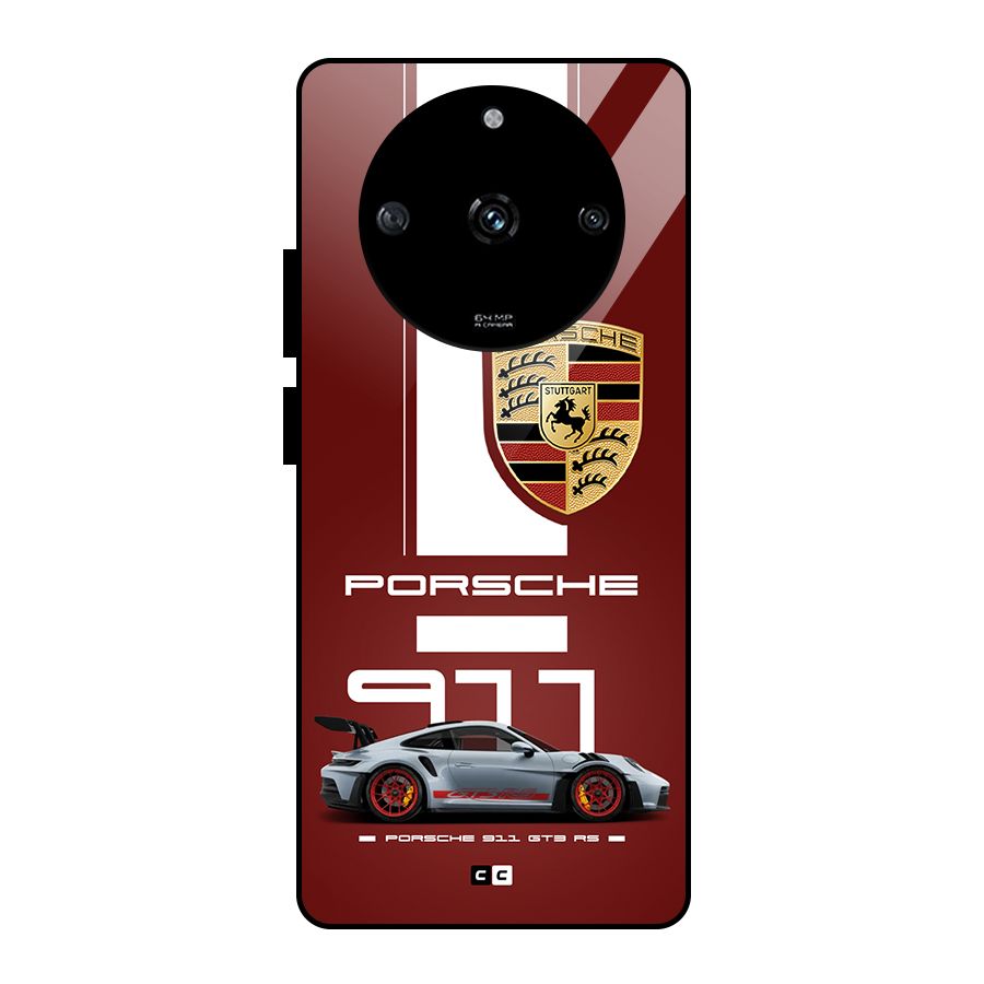 Luxe Supercar Glass Back Case for Realme Narzo 60 5G