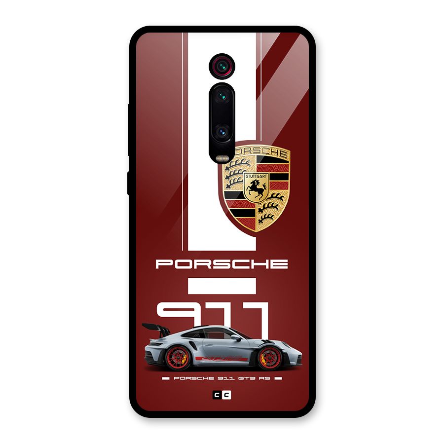 Luxe Supercar Glass Back Case for Redmi K20