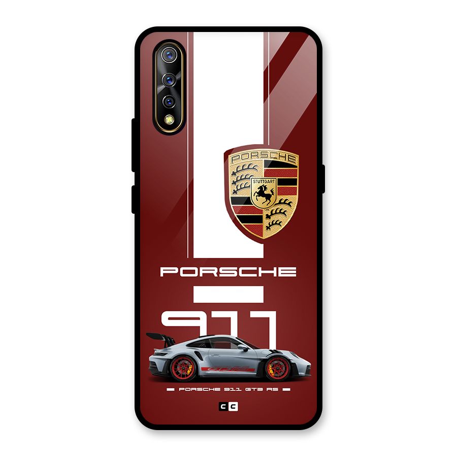 Luxe Supercar Glass Back Case for Vivo S1