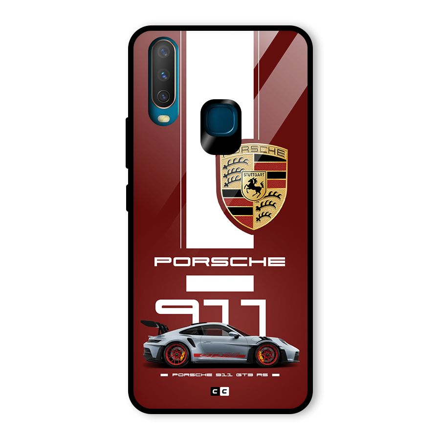 Luxe Supercar Glass Back Case for Vivo U10