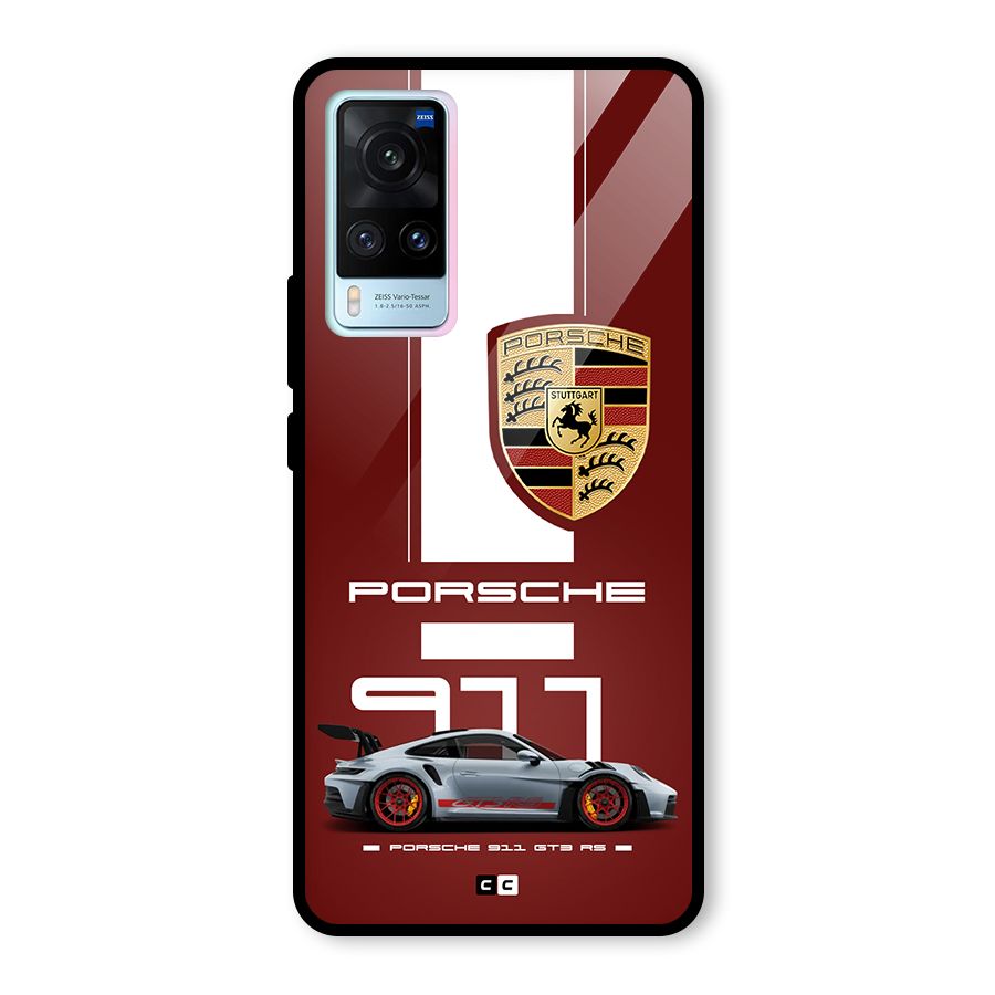 Luxe Supercar Glass Back Case for Vivo X60