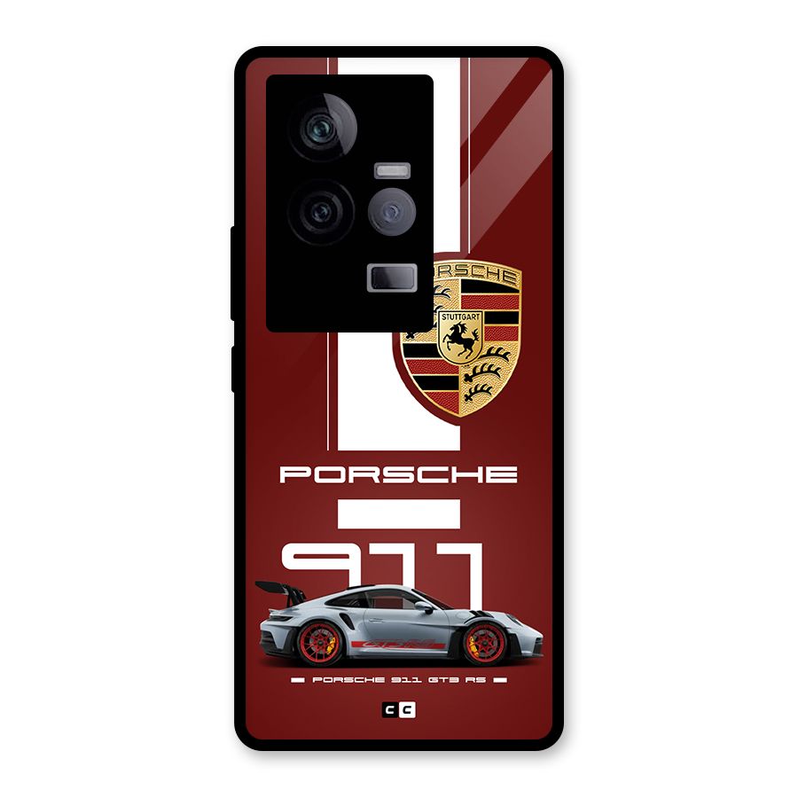 Luxe Supercar Glass Back Case for Vivo iQOO 11 5G