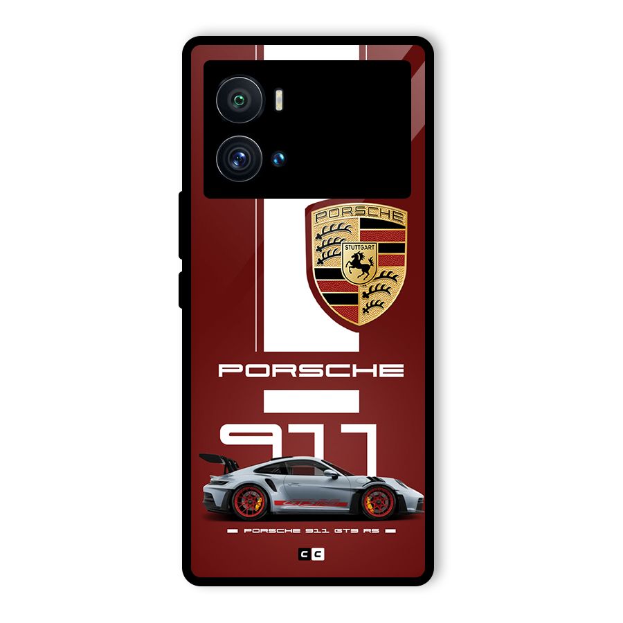 Luxe Supercar Glass Back Case for Vivo iQOO 9 Pro