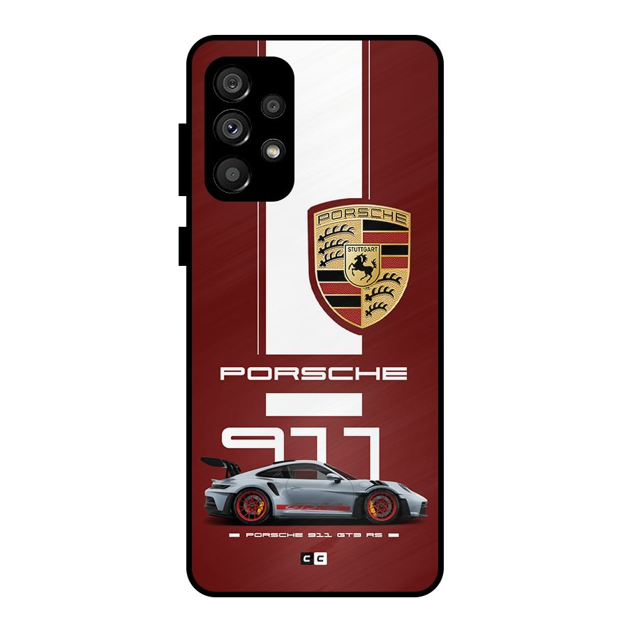 Luxe Supercar Metal Back Case for Galaxy A73 5G
