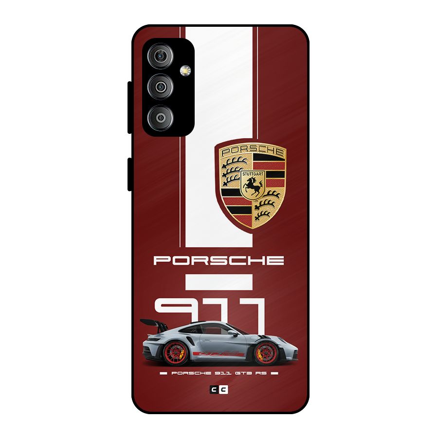Luxe Supercar Metal Back Case for Galaxy F23