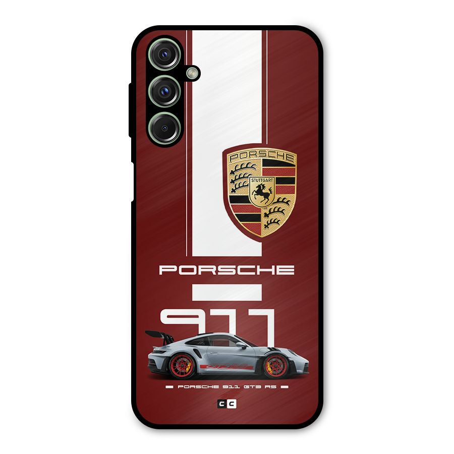 Luxe Supercar Metal Back Case for Galaxy M34