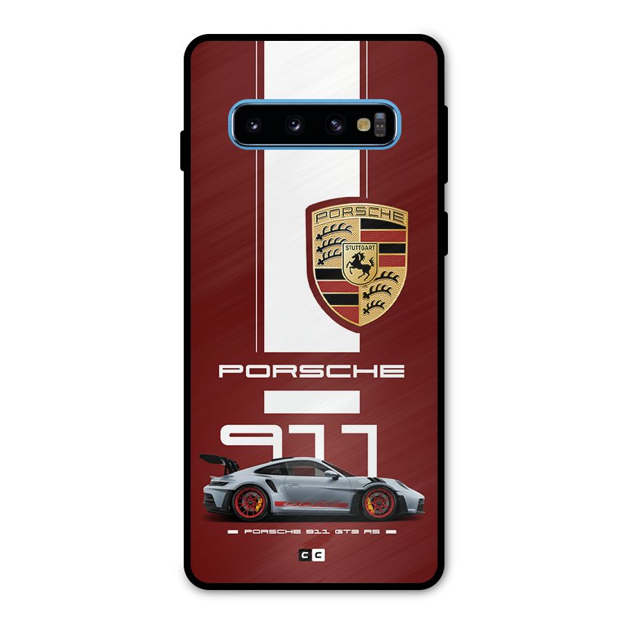Luxe Supercar Metal Back Case for Galaxy S10