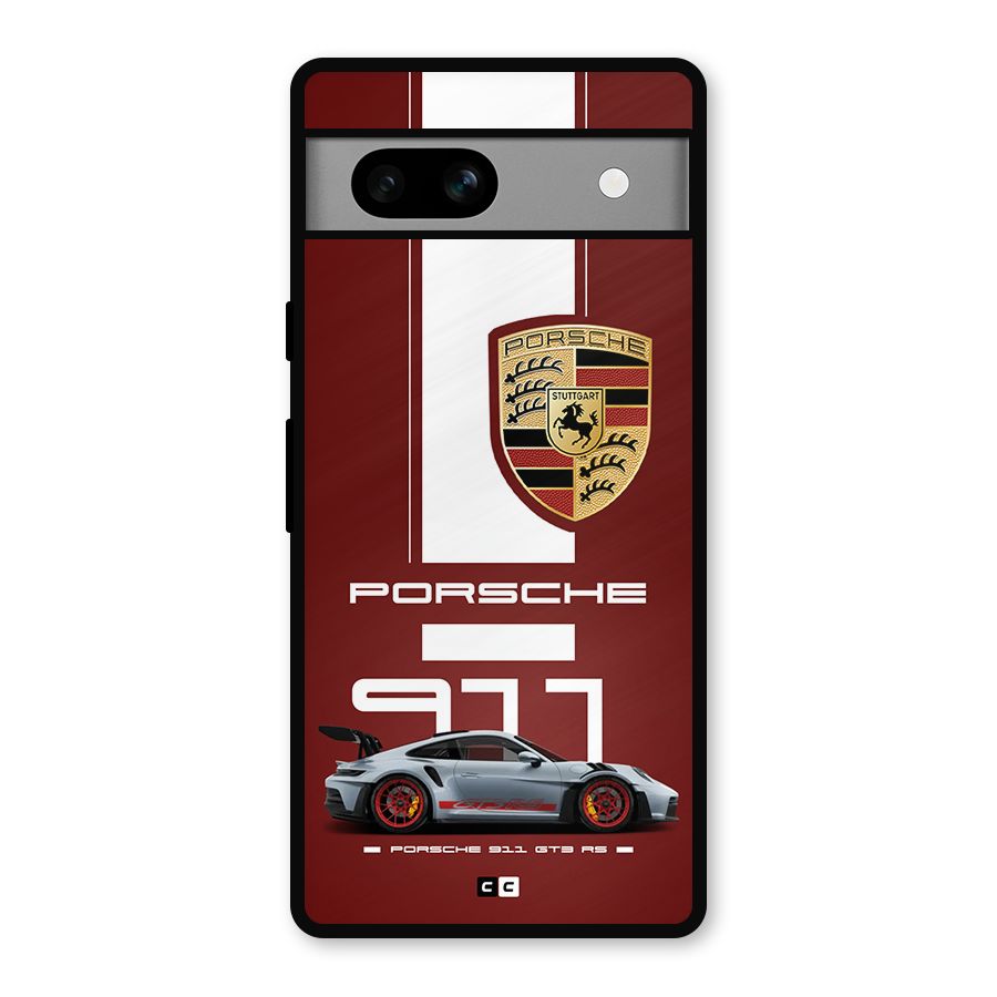 Luxe Supercar Metal Back Case for Google Pixel 7a