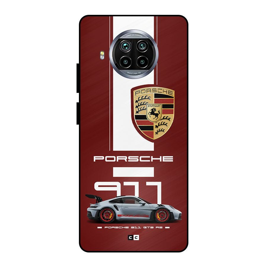 Luxe Supercar Metal Back Case for Mi 10i