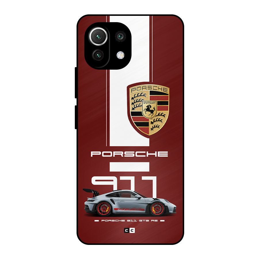 Luxe Supercar Metal Back Case for Mi 11 Lite NE 5G