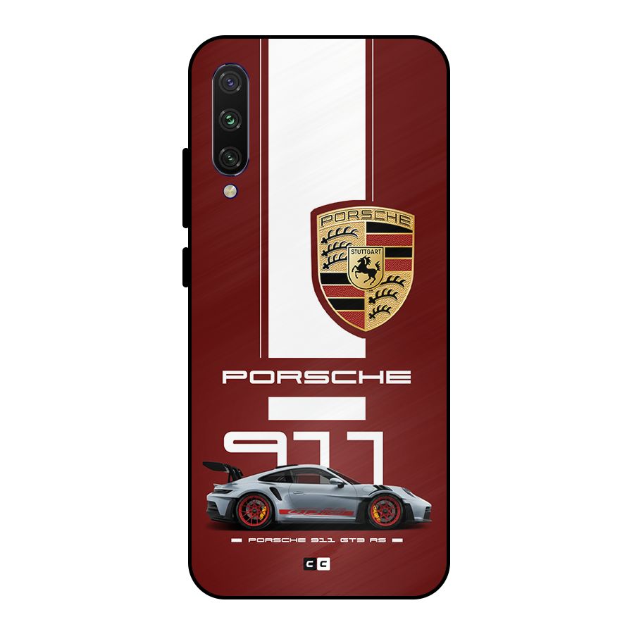 Luxe Supercar Metal Back Case for Mi A3