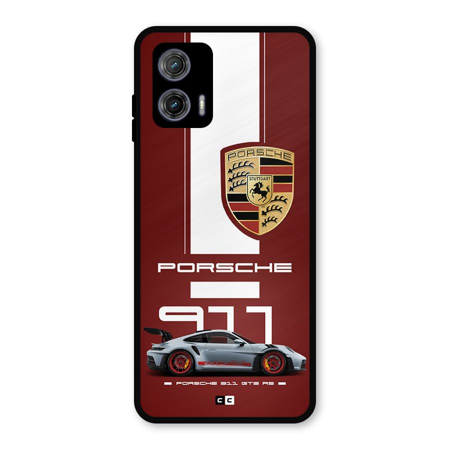 Luxe Supercar Metal Back Case for Moto G73