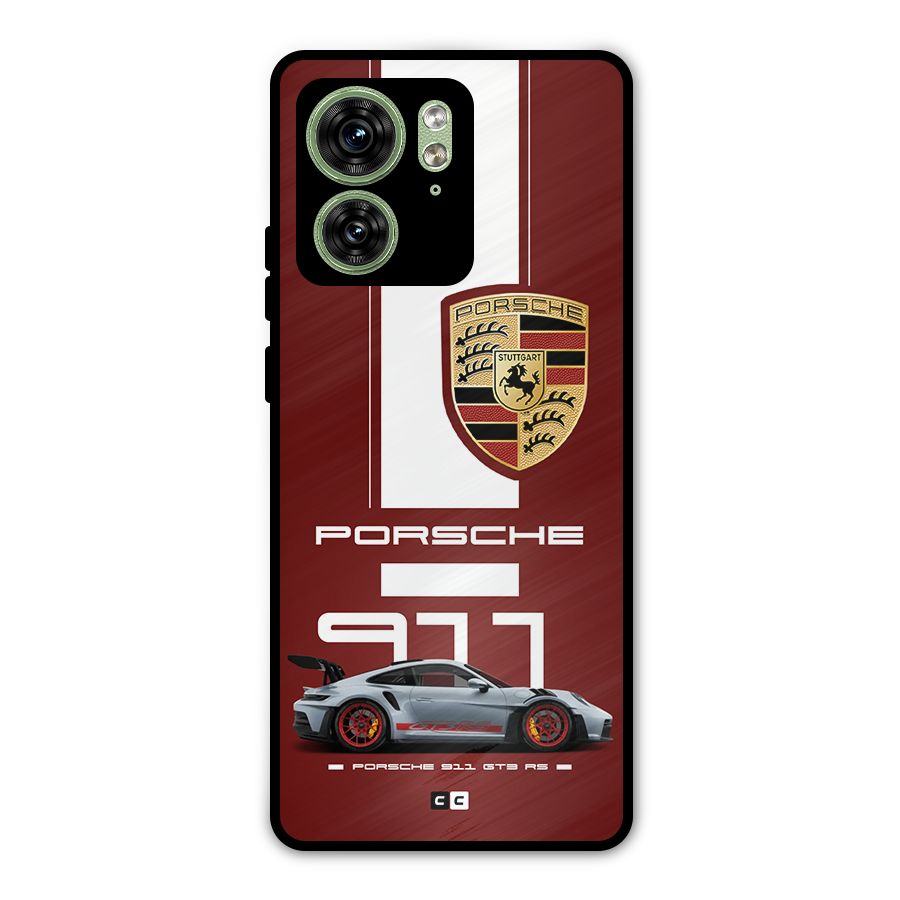Luxe Supercar Metal Back Case for Motorola Edge 40 5G