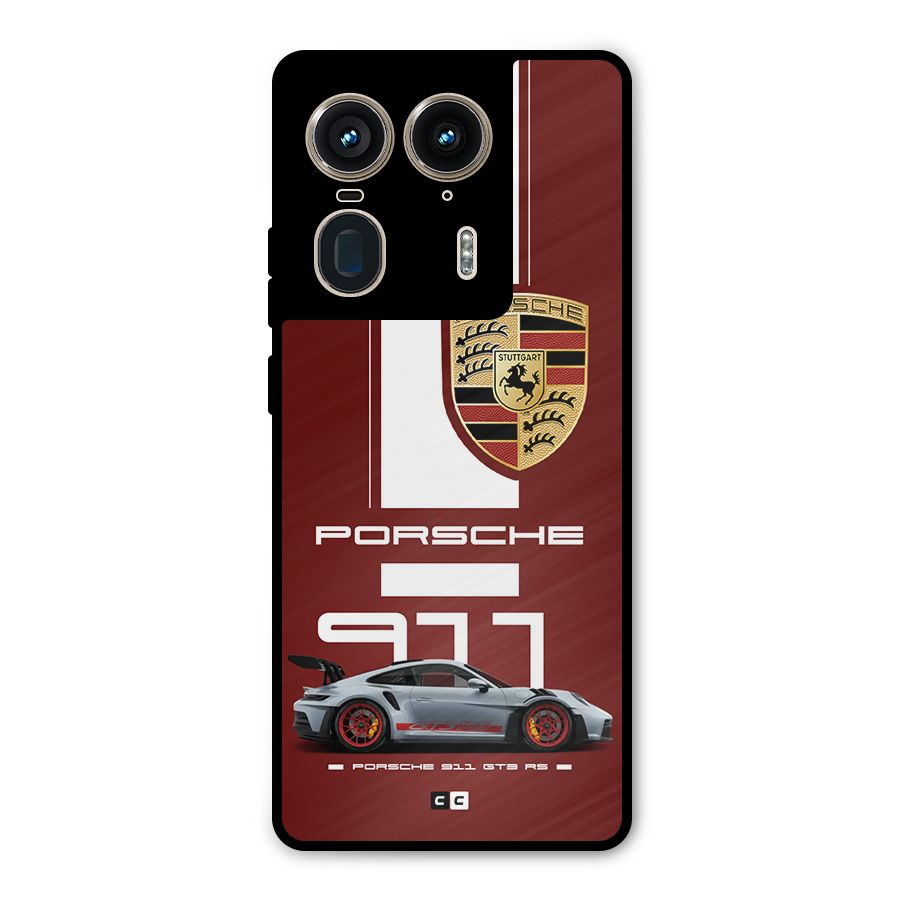 Luxe Supercar Metal Back Case for Motorola Edge 50 Ultra