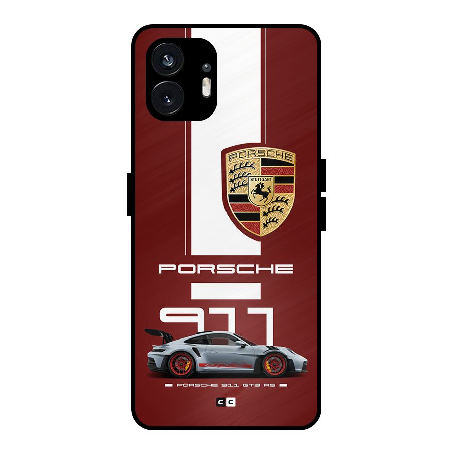 Luxe Supercar Metal Back Case for Nothing Phone 2