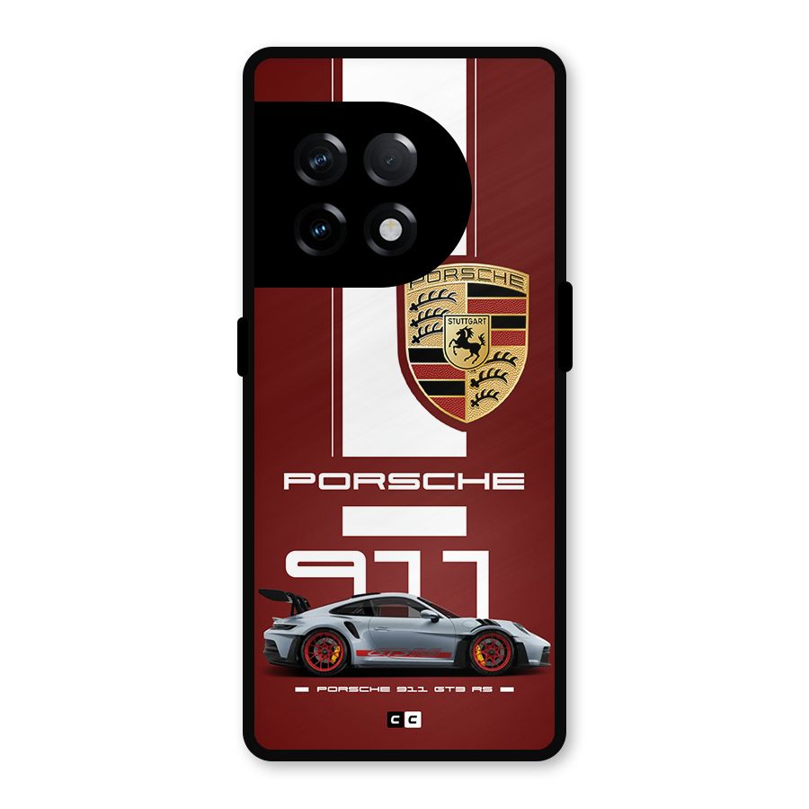 Luxe Supercar Metal Back Case for OnePlus 11R