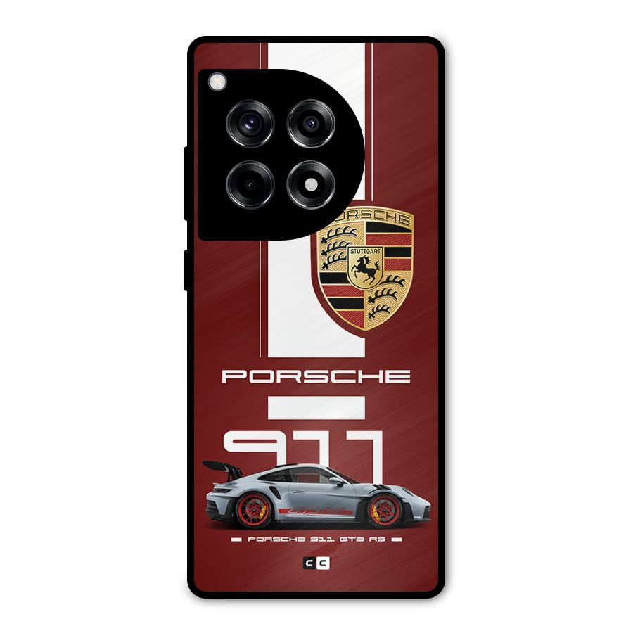 Luxe Supercar Metal Back Case for OnePlus 12R