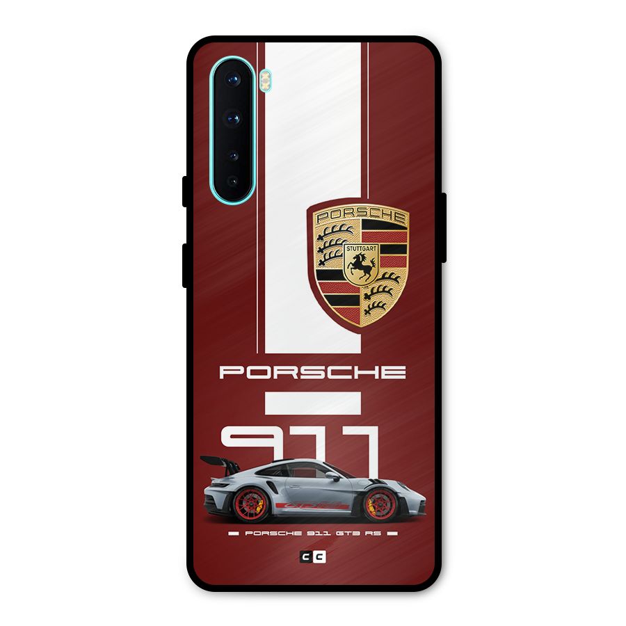 Luxe Supercar Metal Back Case for OnePlus Nord
