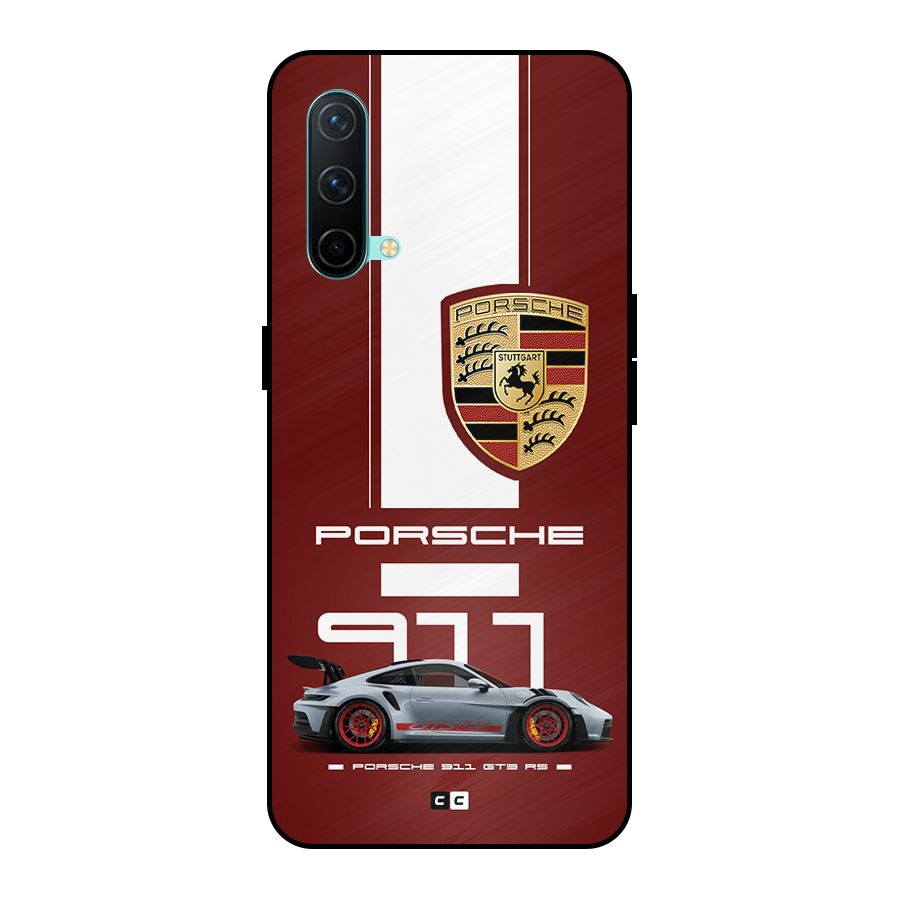 Luxe Supercar Metal Back Case for OnePlus Nord CE 5G