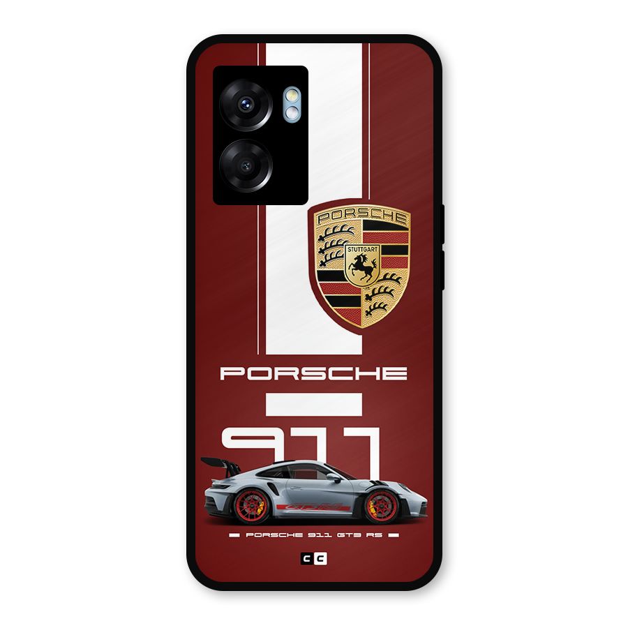 Luxe Supercar Metal Back Case for Oppo K10 (5G)