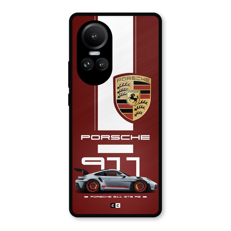 Luxe Supercar Metal Back Case for Oppo Reno10