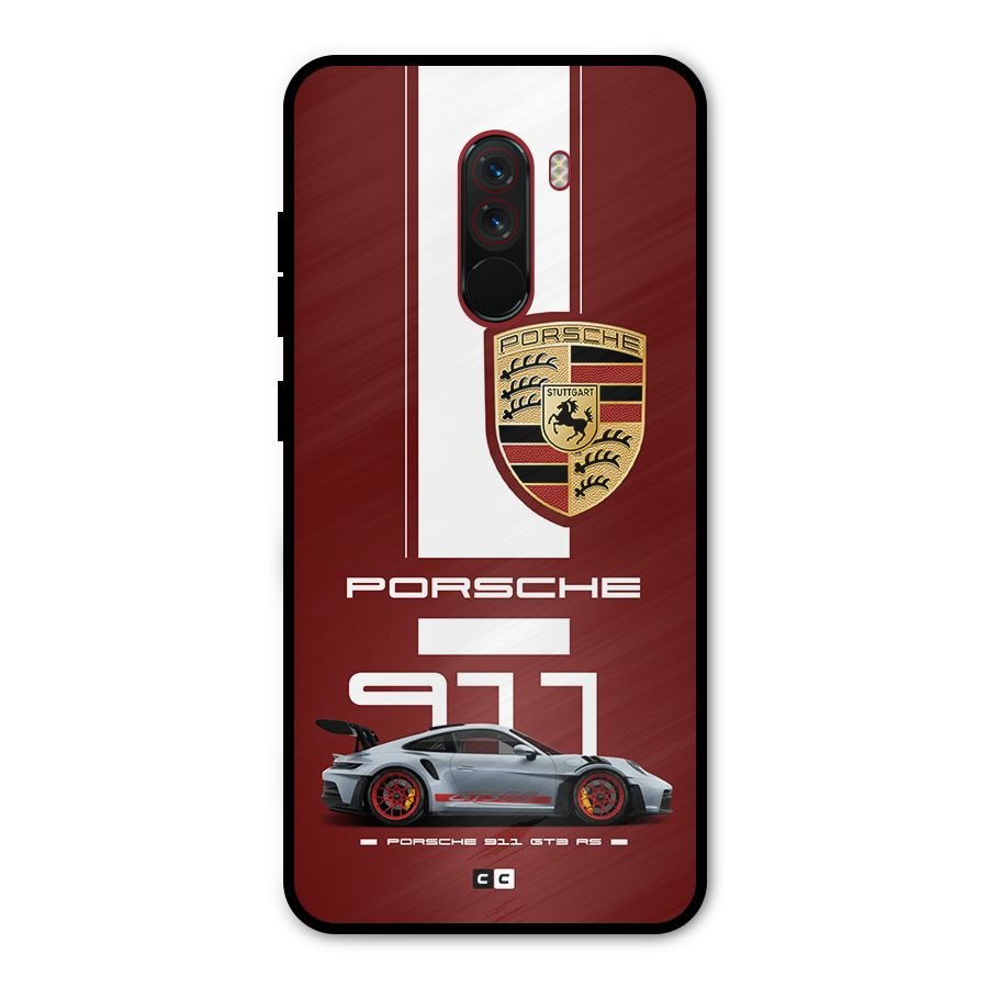 Luxe Supercar Metal Back Case for Poco F1