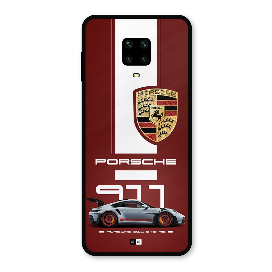 Luxe Supercar Metal Back Case for Poco M2 Pro