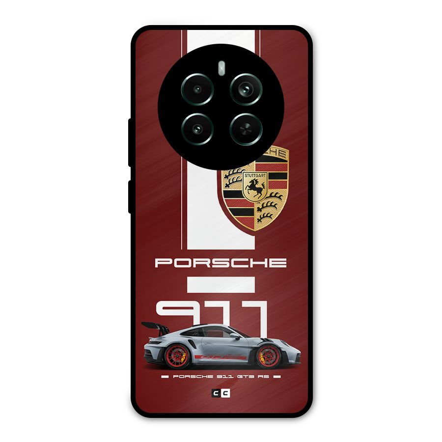 Luxe Supercar Metal Back Case for Realme 12 Plus