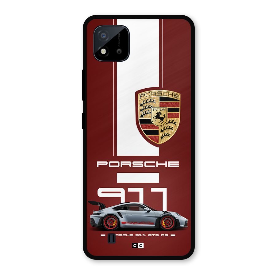Luxe Supercar Metal Back Case for Realme C11 2021